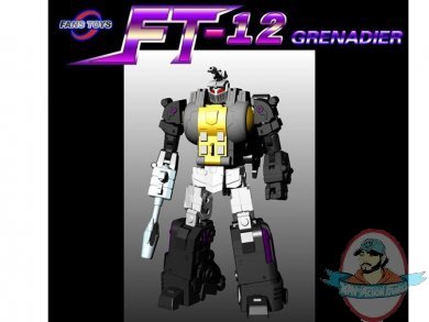 Tranforming Robot FT-12 Grenadier Gray Chest Fans Toys