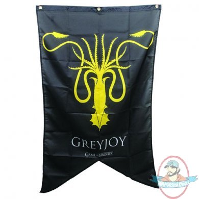Game of Thrones Greyjoy Sigil Banner Calhoun Sportswear