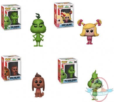 Pop! Movies The Grinch: Set of 4 Vinyl Figures Funko