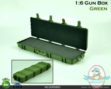 1/6 Scale Military Gun Box Green by COO Model