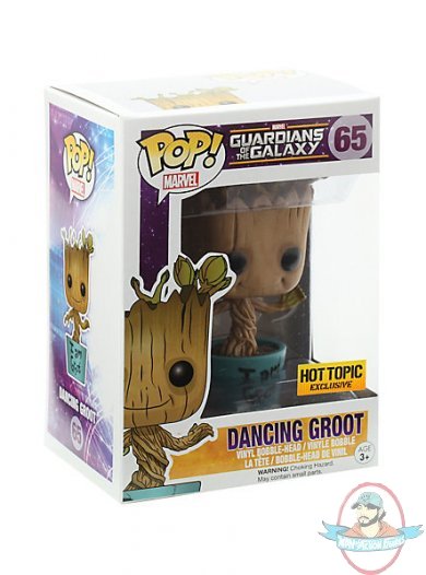 Marvel Pop! Guardians of The Galaxy Dancing Groot Hot Topic Exclusive