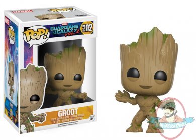 Pop! Marvel Guardians of the Galaxy Volume 2 Groot #202 Funko