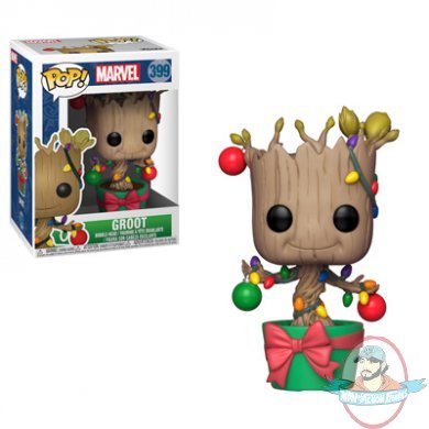 Pop! Marvel Holiday:Groot with Lights & Ornaments #399 Figure Funko