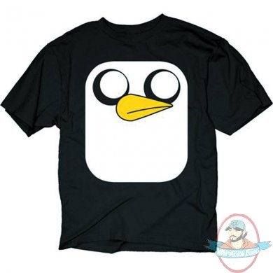 Adventure Time Gunther Face PX Black T-Shirt S M L XL