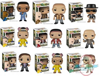 Pop! Television Breaking Bad Set of 9 Vinyl Figure by Funko