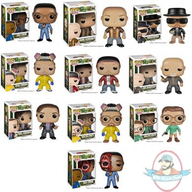 Pop! Television Breaking Bad Set of 10 Vinyl Figure by Funko