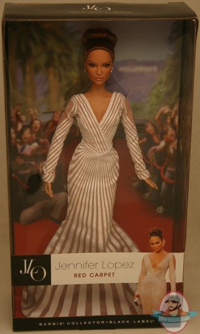 Barbie Collector Black Label Jennifer Lopez JLo Red Carpet Doll Mattel
