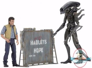 Aliens 7" Scale Action Figure Hadley's Hope 2 pack Neca