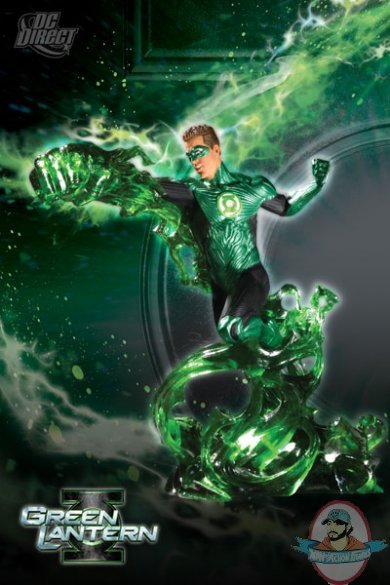 Green Lantern Movie Hal Jordan (Ryan Reynolds) Energy Statue DC Direct