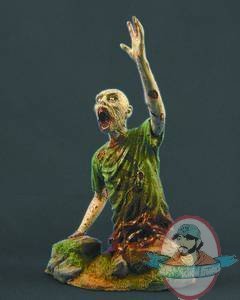The Walking Dead Half-Zombie Statue by CS moore Studio
