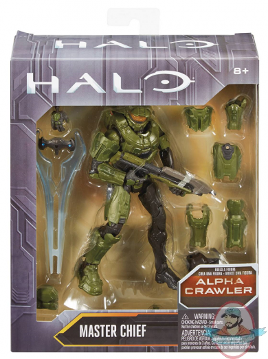 Halo Mater Chief Alpha Crawler 6 inch Action Figure by Mattel