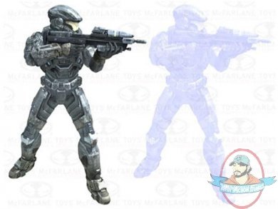 Halo Reach Series 4 Noble Six and Noble Six Hologram Figures McFarlane