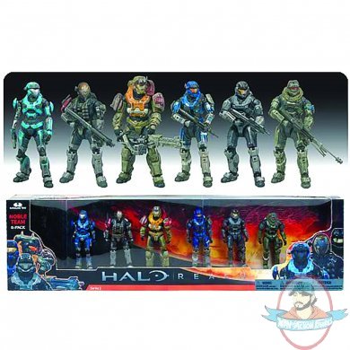 Halo Reach Noble Team 6-Pieces Action Figure Deluxe  Set  by McFarlane