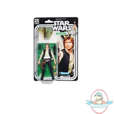 Star Wars Black Series 40th Anniversary 6" Figure Wave 1 Han Solo Star Wars Black Series 40th Anniversary 6" Figure Wave 1 Han Solo