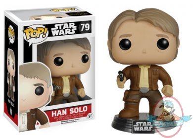 Pop! Star Wars The Force Awakens Han Solo Figure Funko #79