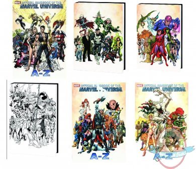 Official Handbook Marvel Universe A to Z Hard Cover Bulk Deal Lot of 6