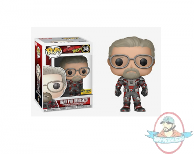 Pop! Marvel Ant-Man & The Wasp Hank Pym Unmasked Hot Topic #346 Funko