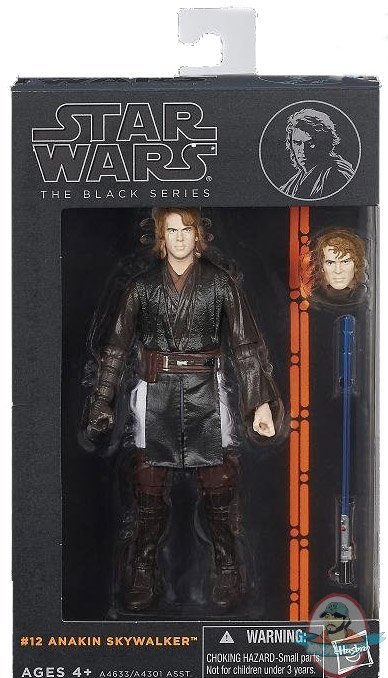 Star Wars Black Series Anakin Skywalker 6-Inch Figures Hasbro MT Used