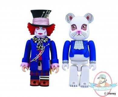 Alice In Wonderland Mad Hatter Kubrick White Rabbit Bearbrick Set