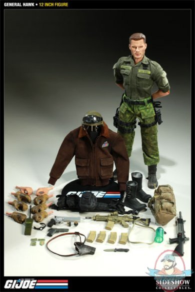 G.I. Joe General Hawk 12" inch figure by Sideshow Collectibles