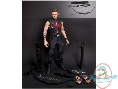  1/6 Scale Movie Masterpiece The Avengers Hawkeye by Hot Toys (Used)