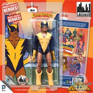 Super Friends Robin Retro 8 Inch Series 2 Black Vulcan Toy Company