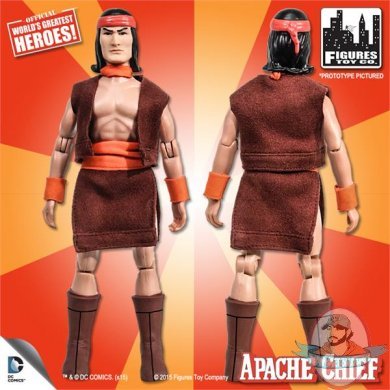 Super Friends Apache Chief Retro 8 Inch  Series 1 Figures Toy Company