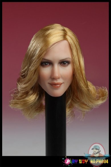 1/6 Female Caucasian Character Head Sculpt PT-H004 Play Toy