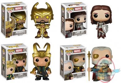 Thor 2 Movie Pop Set of 4 Vinyl Figures by Funko