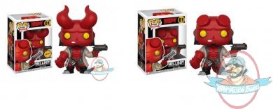 Pop! Comics: Hellboy Series 1 Hellboy Set Vinyl Figure by Funko