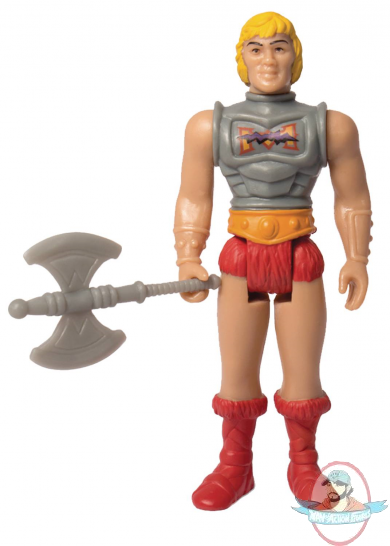 Motu 3.75" ReAction Series 3 Battle Damaged He-Man Super 7