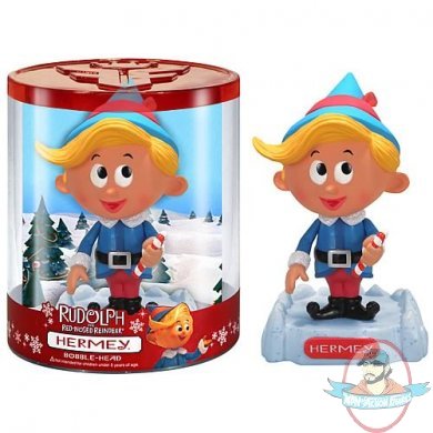 Rudolph the Red-Nosed Reindeer Hermey the Elf Bobble Head by Funko