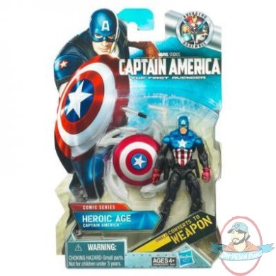 Captain America The First Avenger Comic Series Heroic Age 3.75"  by Hasbro