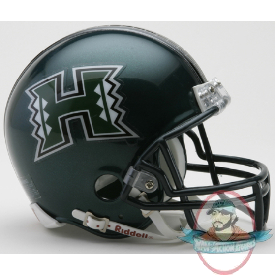 Hawaii Warriors NCAA Mini Authentic Helmet by Riddell