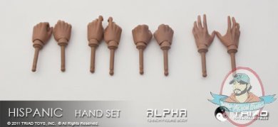 1/6 Scale Hispanic Female Hand Set by Triad Toys