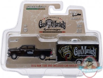 1:64 Hitch & Tow Series 5 Gas Monkey Garage 2014 RAM 1500 & Enclosed