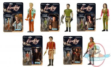 Firefly ReAction 3 3/4-Inch Retro Set of 5 Action Figure by Funko