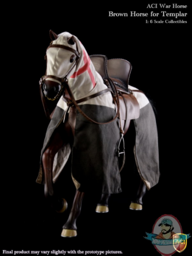 1/6 Sixth Scale War Horse Brown Horse for Templar ACIH02 Aci Toys