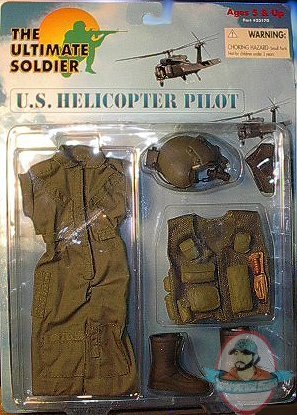 12" Ultimate Soldier U.S. Helicopter Pilot Set by 21st Century Toy