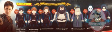 Harry Potter and the Deathly Hollows Kubrick Set of 7 by Medicom