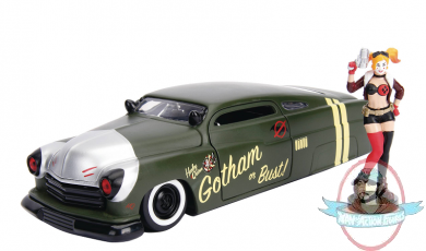 Dc Bombshells 51 Mercury with Harley Quinn 1/24 Vehicle Jada Toys