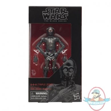 Star Wars The Black Series 0-0-0 (Triple Zero) Action Figure Hasbro