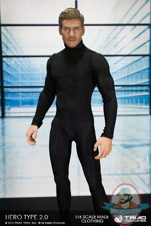  Hero Type Male 2.0 Black for 1/6 scale 12 inch figure by Triad Toys