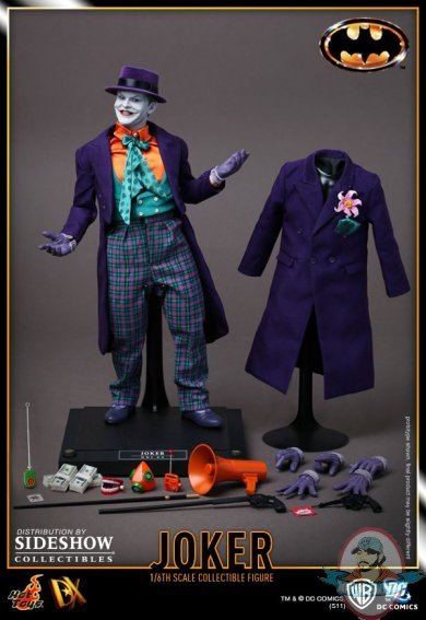 Movie Masterpiece DX08 1/6 Joker Jack Nicholson 1989 Hot Toys Used