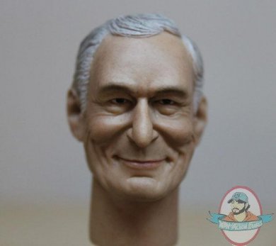  12 Inch 1/6 Scale Head Sculpt Hugh Hefner by HeadPlay