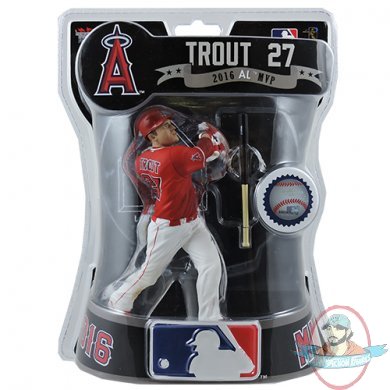 MLB Los Angeles Angels of Anaheim Mike Trout Figure Imports Dragon 