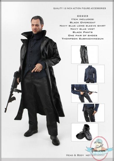 Leather Overcoat Full Set CC-223 by DOLLSFIGURE
