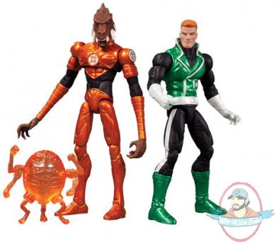 Dc Comics Super-Heroes Guy Gardner & Larfleeze 3 3/4" 2-Pack