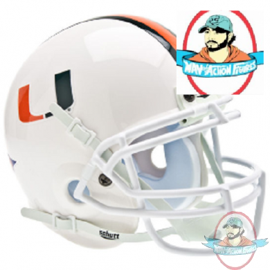 Miami Hurricanes Mini XP Authentic Helmet Schutt