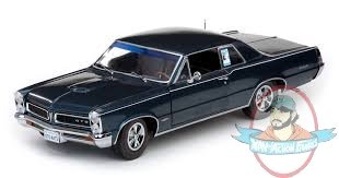 1:18 1965 Pontiac GTO Black Pearl Irid by Sunstar